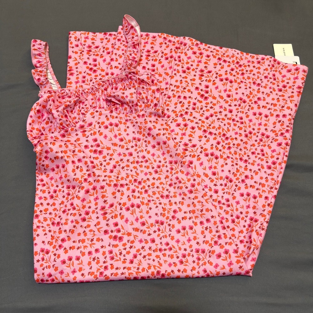 Commense Cami Floral Bohemian Vacation Midi Dress in - Picture 2 of 3